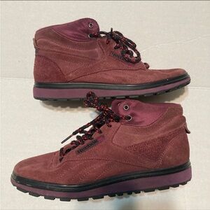 Reebok Maroon High Top Boot Shoes